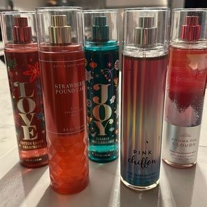 Bath and body works body spray.